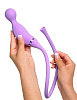 Хай-тек вибростимулятор сиреневого цвета с 3 сменными насадками для вакуумной стимуляции Pipedream Ultimate Climax-Her PD4937-12