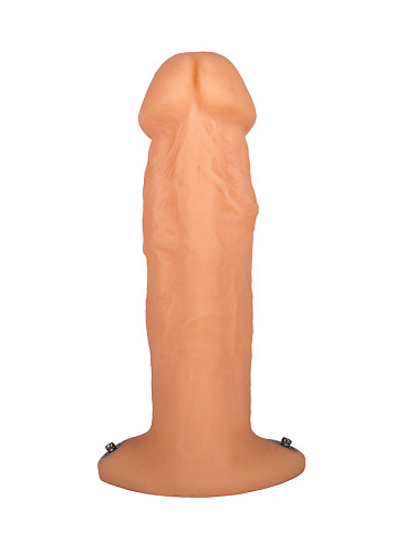 Фаллопротез телесного цвета на чёрной резинке Сумерки богов №5 1005-05 BX DD