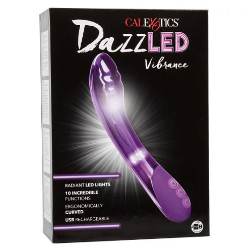 Фиолетовый вибратор для стимуляции точки G California Exotic Novelties Vibrance SE-0734-10-3