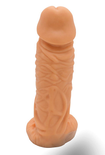 Фаллоимитатор телесного цвета на трусиках с плагом LOVETOY (А-Полимер) Конг 285503 (20,5 см)
