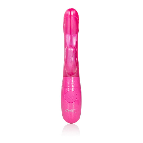 Розовый вибромассажёр California Exotic Novelties Love Bunny Vibes SE-2933-10-3 (22 см)