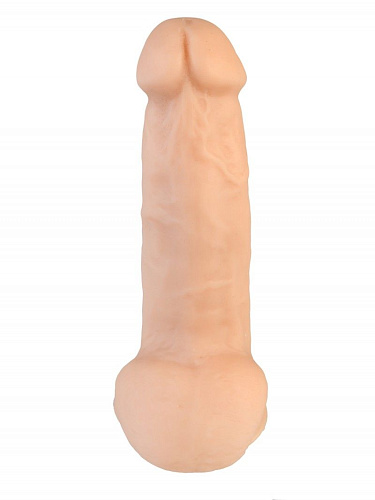 Реалистичный фаллос телесного цвета с вибрацией и присоской Сумерки богов 104-05 CD DD (17 см)