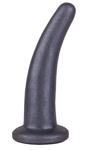 Чёрный гладкий анальный плаг LOVETOY (А-Полимер) Lovething platinum 427303 (13 см)