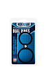 Чёрное двойное эрекционное кольцо Dream Toys Dual Rings Black 20025