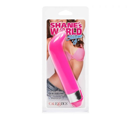 Розовый вибратор для стимуляции G-точки California Exotic Novelties Silicone G SE-0723-15-2 (12 см)