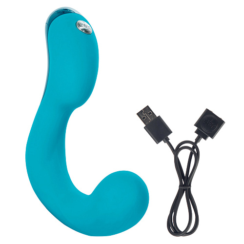 Бирюзовый вибромассажёр точки G Jopen SKYE JO-8075-05-3