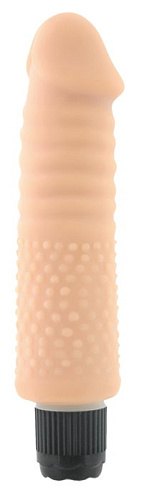 Водонепроницаемый вибратор телесного цвета ToyFa Mr.Baton Soft №12 871012 (19,5 см)