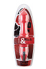 Красный анальный вибромассажёр из силикона ToyFa 901352-9 (27 см)