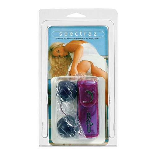 Фиолетовые шарики с вибрацией Seven Creations JELLY LAVENDER 2K82JLV-BCDSC