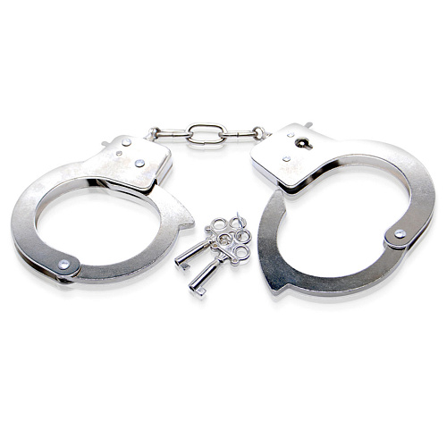 Металлические наручники с ключиками Pipedream Metal Handcuffs PD4408-00
