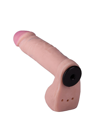 Трусики Harness с двумя разноцветными насадками LOVETOY (А-Полимер) UNI strap 531403 (17,5 и 18 см)