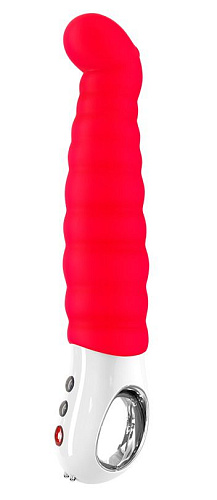 Оранжевый перезаряжаемый вибратор Fun Factory Patchy Paul G5 1101023 (23 см)