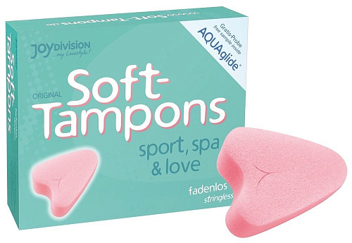 Тампоны мягкие розового цвета Joy Division Soft-Tampons Normal 12208