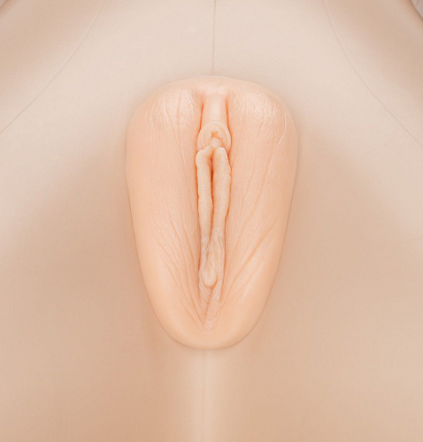 Реалистичная секс-кукла телесного цвета с вибрацией California Exotic Novelties Vivid Raw D.P. Goddess Love Doll  SE-7531-10-3