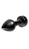 Металлическая анальная пробка в чёрном цвете Pipedream Mini Luv Plug PD4436-23