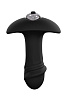 Чёрная анальная втулка с вибрацией S-HANDE Stararrow SHD-012 (10 см)