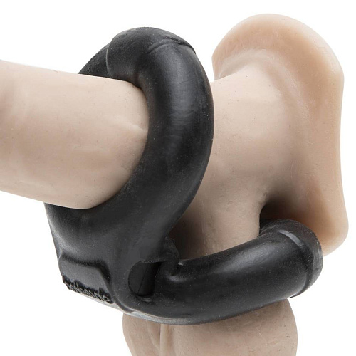 Чёрное эрекционное виброкольцо Bathmate Eight BM-CR-EG