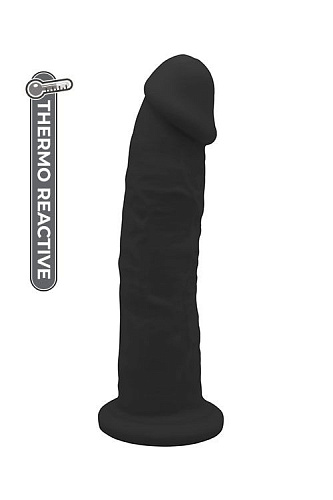 Чёрный фаллоимитатор на присоске Dream Toys DILDO 9INCH 21565 (22 см)