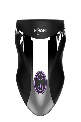Чёрный вибромастурбатор Tonga NO.29 RECHARGEABLE PENIS HEAD VIBE 530029
