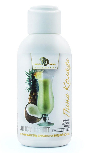 Интимный гель на водной основе с ароматом пина колада БиоМед JUICY FRUIT BMN-0022 (100 мл)