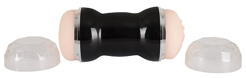 Двусторонний мастурбатор - вагина и анус телесного цвета Orion 05117810000