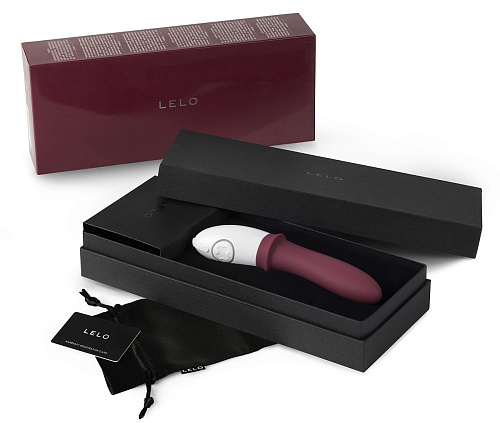 Бордовый мужской вибратор Lelo Billy Bordeaux LEL1037 (17,4 см)