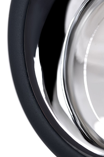 Чёрно-серебристый анальный стимулятор POPO Pleasure Sagitta 731447 (15 см)