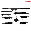 Стильный чёрный набор БДСМ в сумке Bior toys NTB-80622
