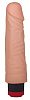 Гелевый вибратор с крупной головкой телесного цвета LOVETOY (А-Полимер) 111100 (17,5 см)