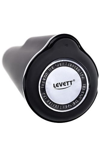 Чёрный мастурбатор с вибрацией Levett Zyra 17011