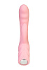 Нежно-розовый вибратор с клиторальным стимулятором Nalone Pure CS-B027 (20,7 см)