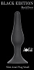 Чёрная малая анальная пробка Lola toys Slim Anal Plug Small 4207-01Lola (10,5 см)