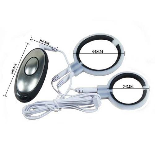 Эрекционные кольца с электростимуляцией Baile BI-014118-3