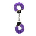 Наручники с фиолетовым мехом EDC Wholesale Furry Handcuffs ET258PUR