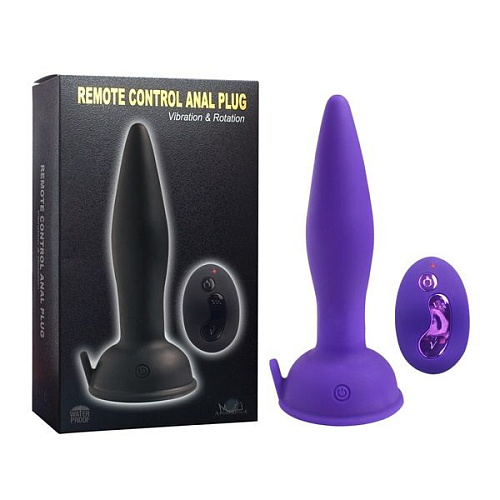 Фиолетовый анальный вибростимулятор Howells Remote Control Anal Plug 188300pur (17,5 см)