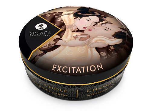 Массажная свеча с ароматом шоколада Shunga Intoxicatin Chocolate  4609
