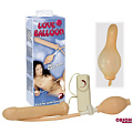 Вибратор с функцией расширения телесного цвета Orion Love Balloon 05513680000 (17 см)