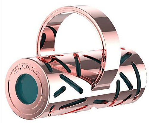 Зёленая вибропулька на палец в металлическом корпусе ML Creation Gold Finger ML43