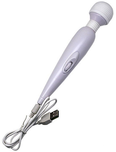 Белый вибромассажёр Eroticon Mimi Magic Wand 30482 (19,2 см)