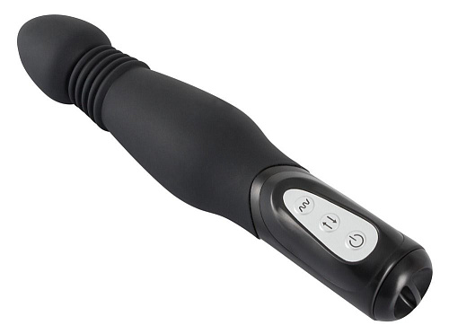 Чёрный анальный вибратор Orion Thrusting Anal Vibe 0591777 (23,5 см)