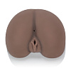 Попка и вагина коричневого цвета с вибрацией California Exotic Novelties Vivid Raw Bootylicious SE-7520-20-3
