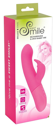 Розовый вибратор-кролик Orion Rechargeable G-Spot Vibe 05952500000 (23,5 см)