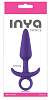 Фиолетовая анальная пробка с держателем NS Novelties INYA Prince Medium NSN-0551-45 (13 см)