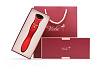 Красный вибратор с screen-touch управлением Viotec MIRACLE CHANCE 1806R1 (21 см)
