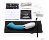 Голубой вибромассажёр Lelo Gigi 2 Turquoise Blue LEL7862