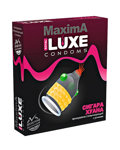 Презерватив Luxe Maxima №1 «Сигара Хуана» (1 шт)