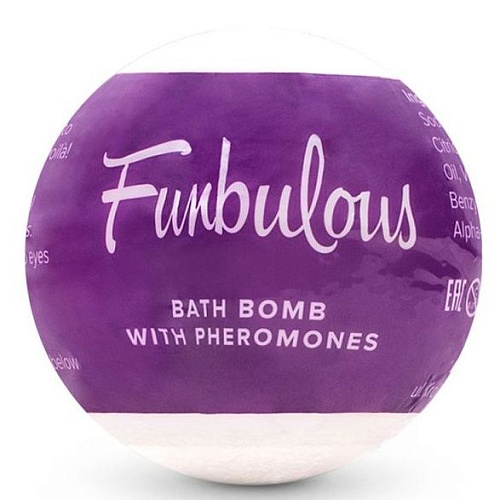 Бомбочка для ванны с феромонами Obsessive Bath bomb with pheromones Fun