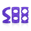 Набор фиолетовых насадок California Exotic Novelties Posh Silicone Lover’s Cages SE-1369-45-3