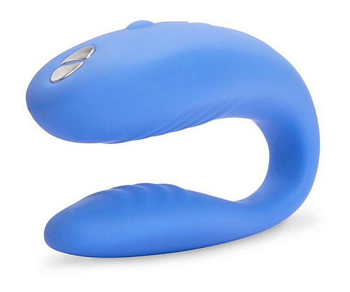 Голубой вибромассажёр для пар We-vibe Match W-V-Match