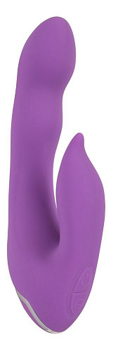 Фиолетовый вибромассажёр для внутренней и наружной стимуляции Orion Purple Vibe G-Spot 0579734 (20 см)